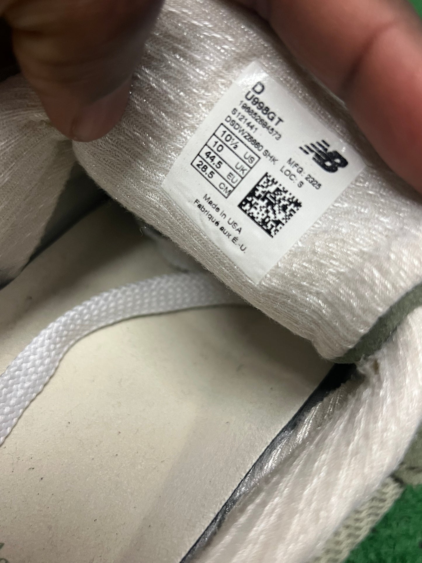 New balance 998 Made in USA olive incense size 10.5men/12women