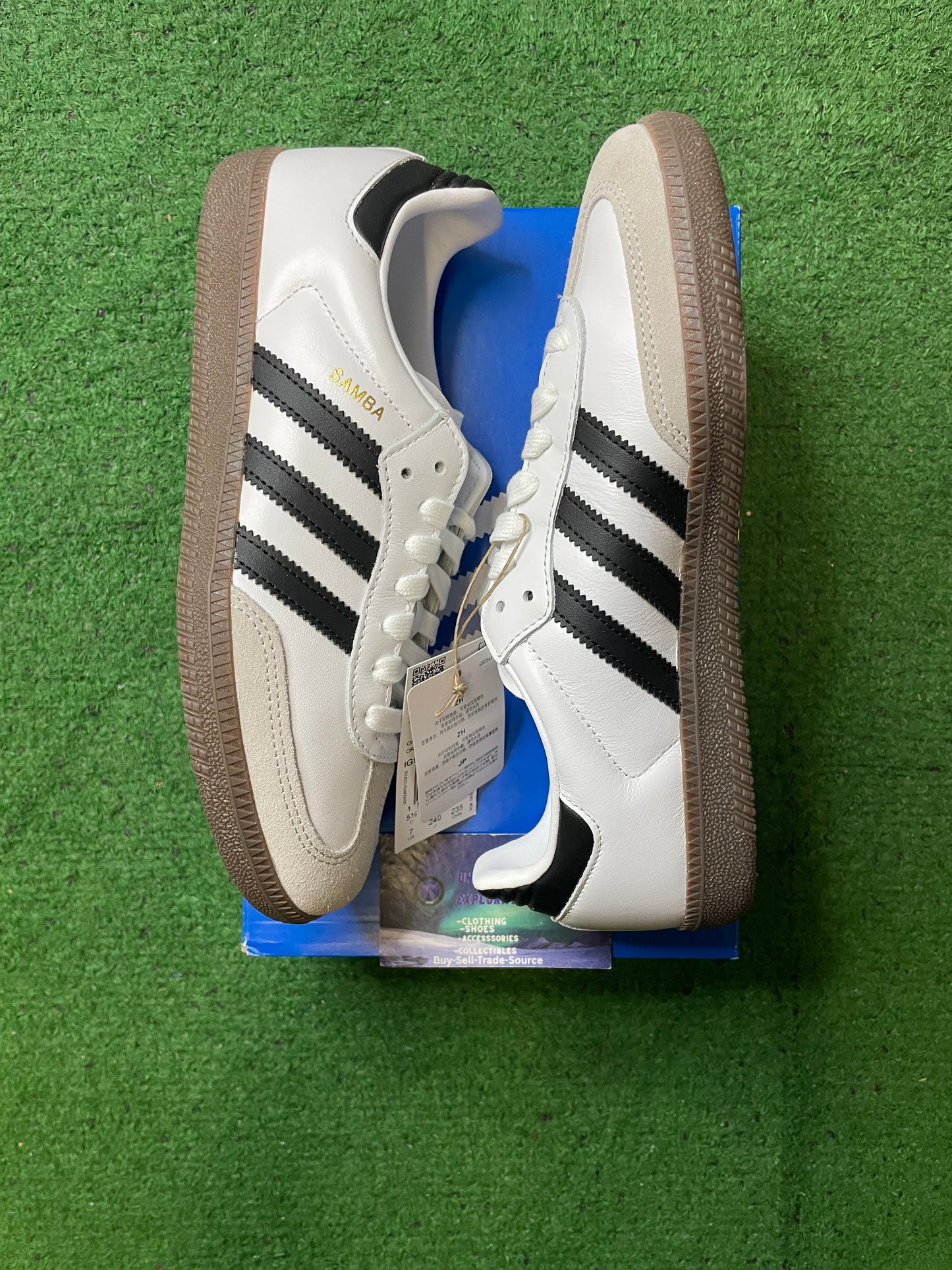 Adidas Samba OG Cloud white core black womens