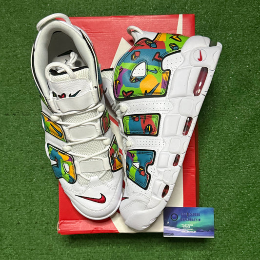 Nike Air More Uptempo Peace Love Basketball