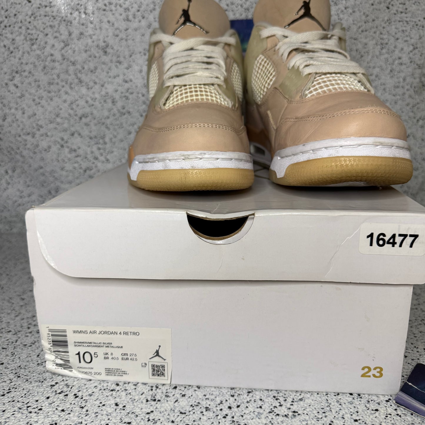 Jordan 4 Shimmer 9 Men “Preowned”
