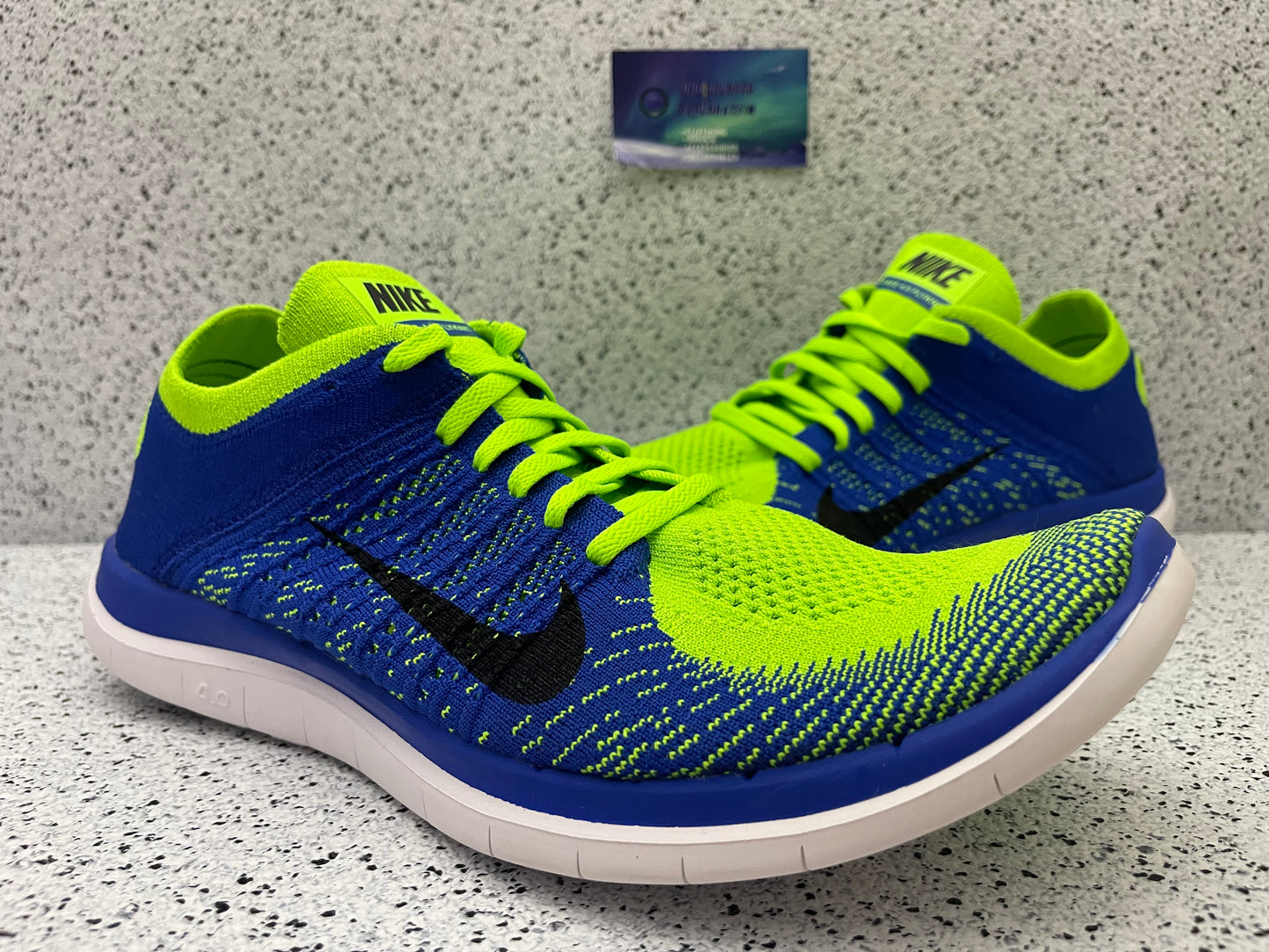 Nike Free Flyknit 4.0 Seahawks