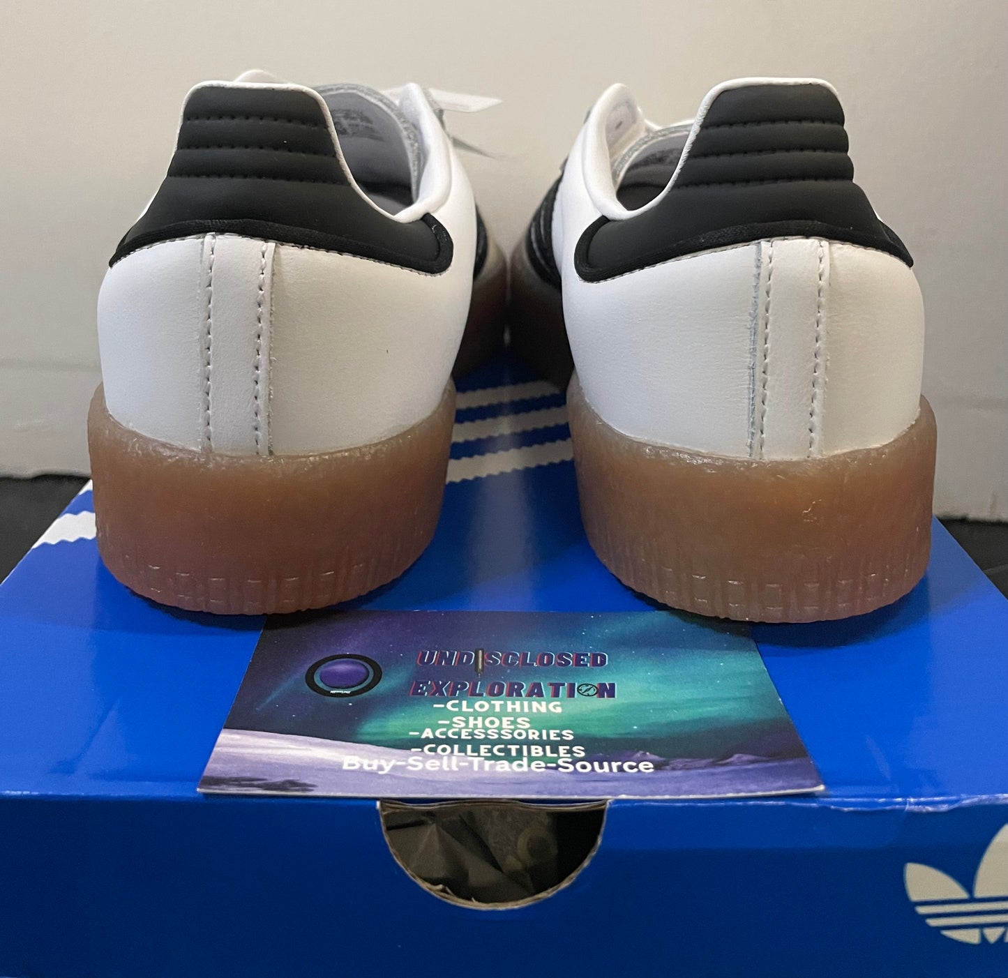 Adidas Sambae white black gum
