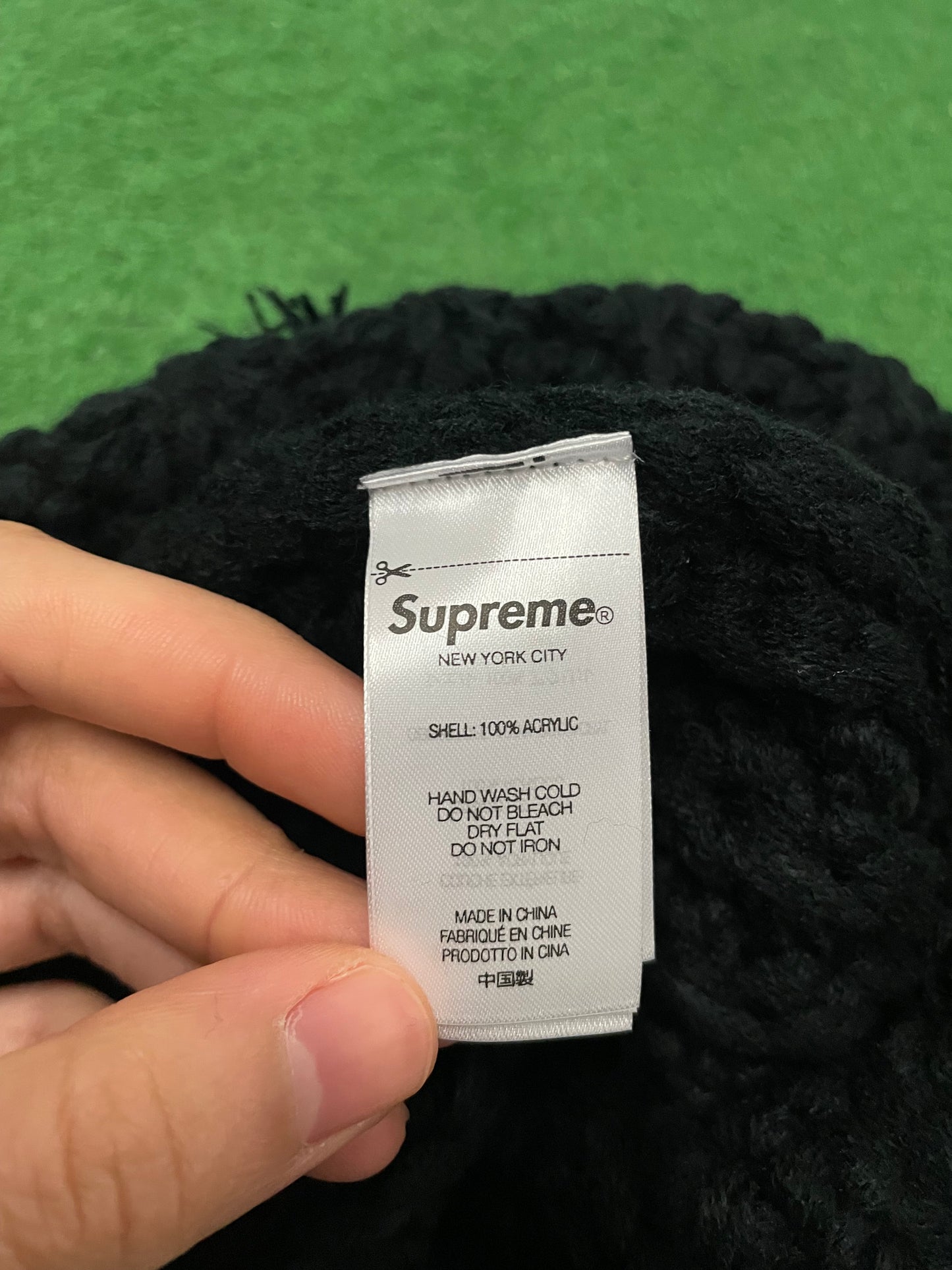 Supreme hand tied beanie