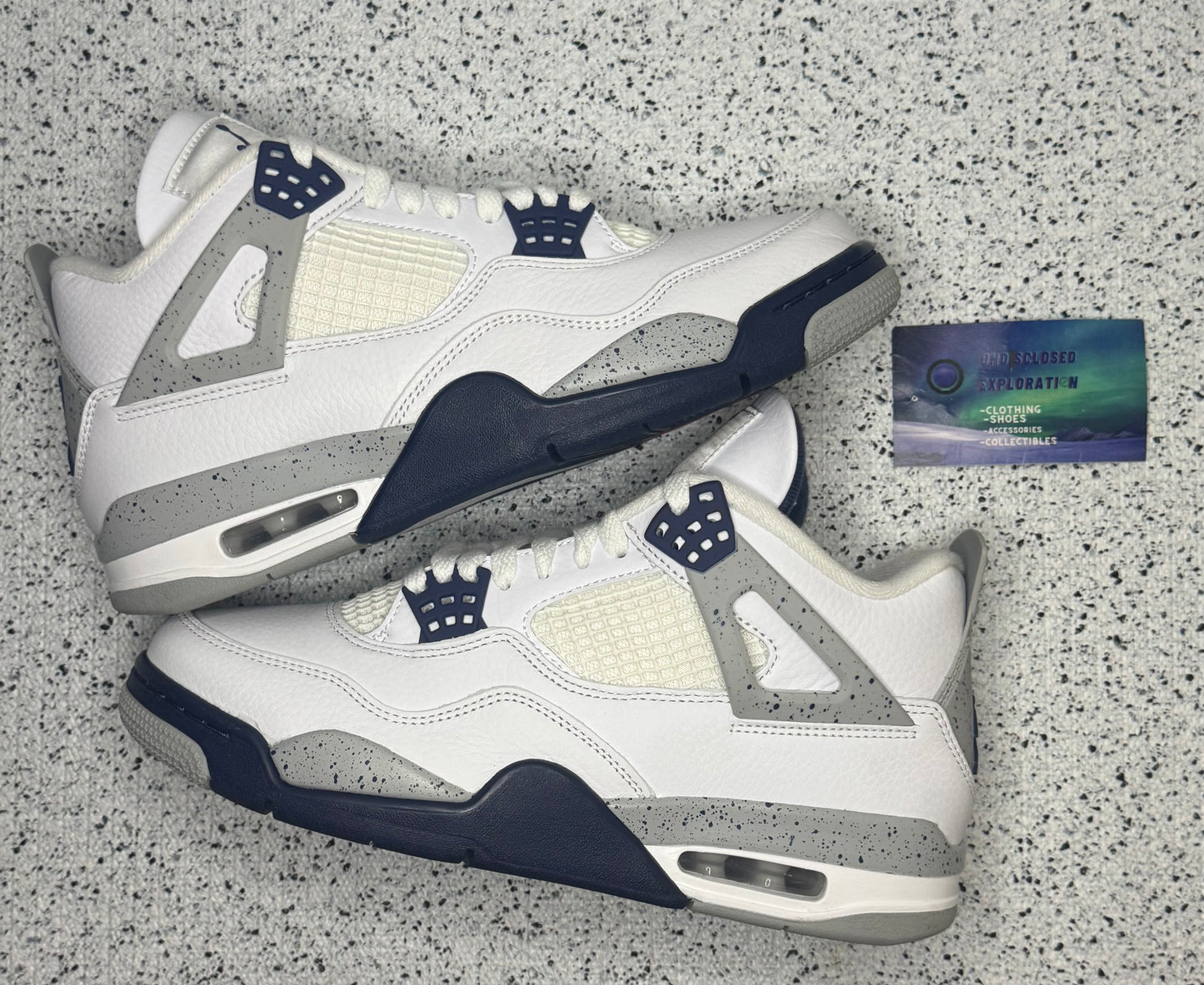 Jordan 4 Midnight Navy 8 Men/9.5 Women “Preowned”