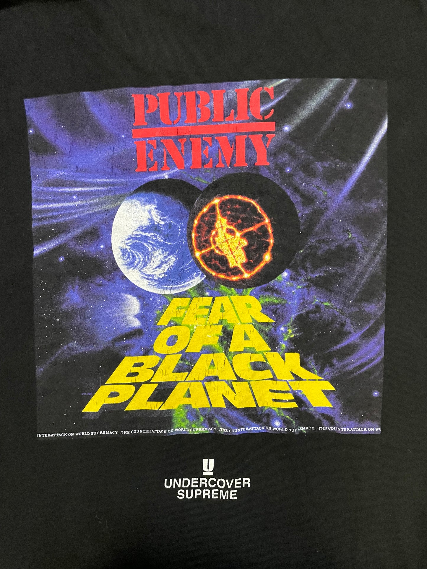 Supreme X undercover public enemy counterattack longsleeve tee