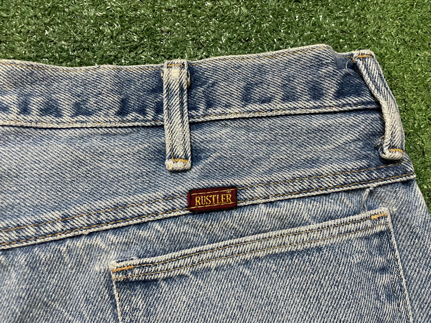 Rustler light wash Jean shorts