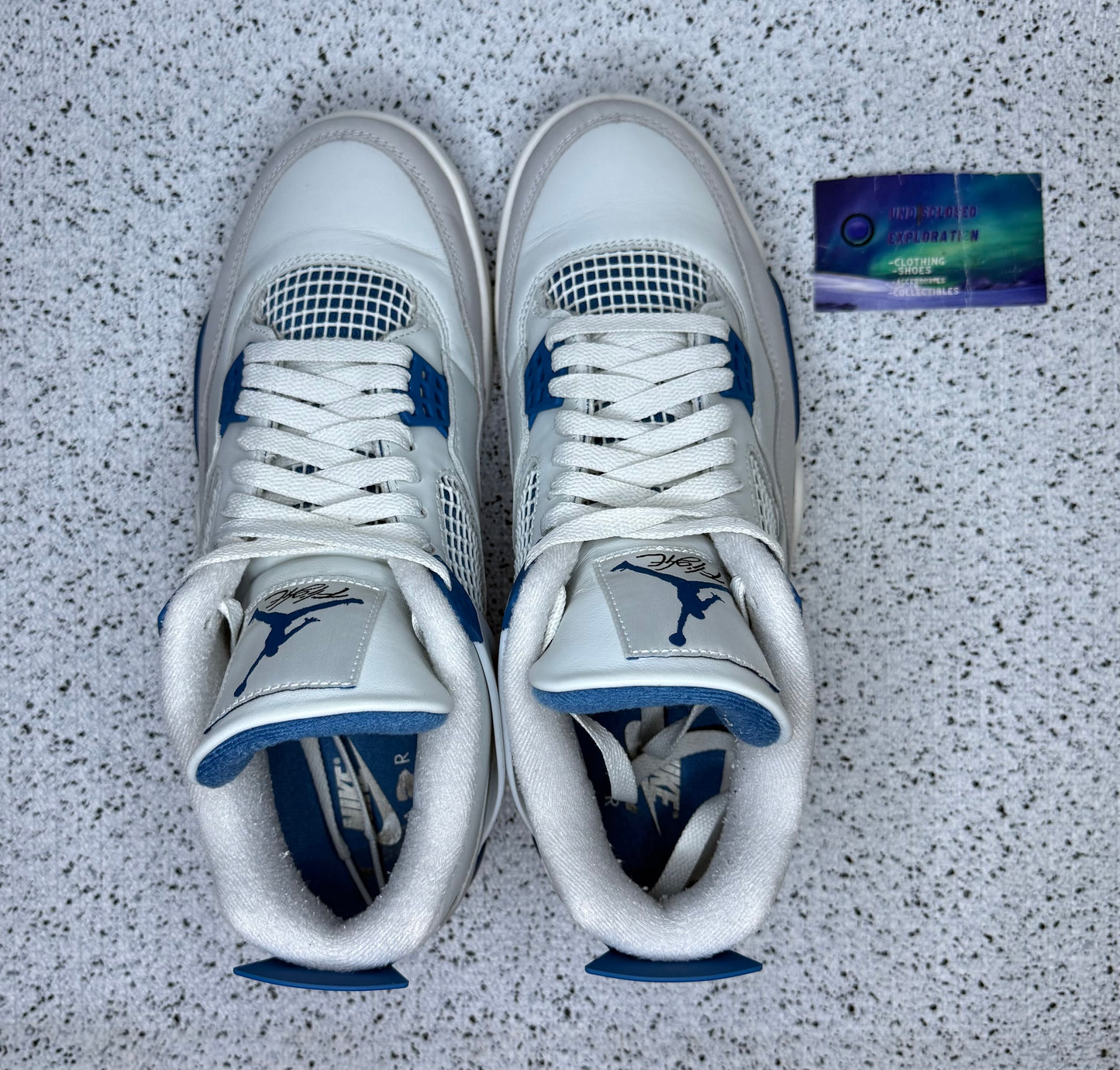 Jordan 4 Military Blue 10 Men/11.5 Women “Preowned”