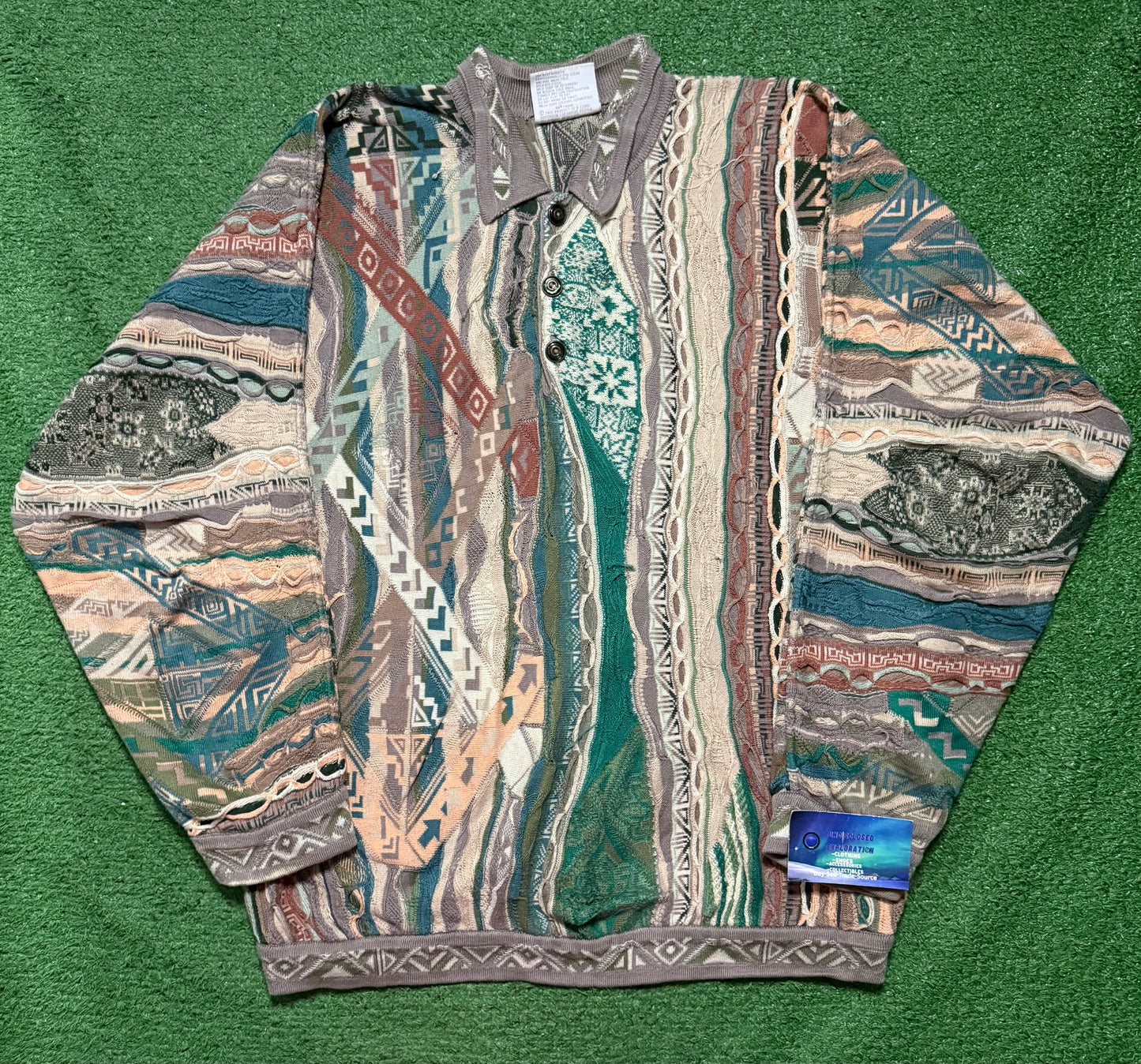 Vintage Coogi Button Up Sweater