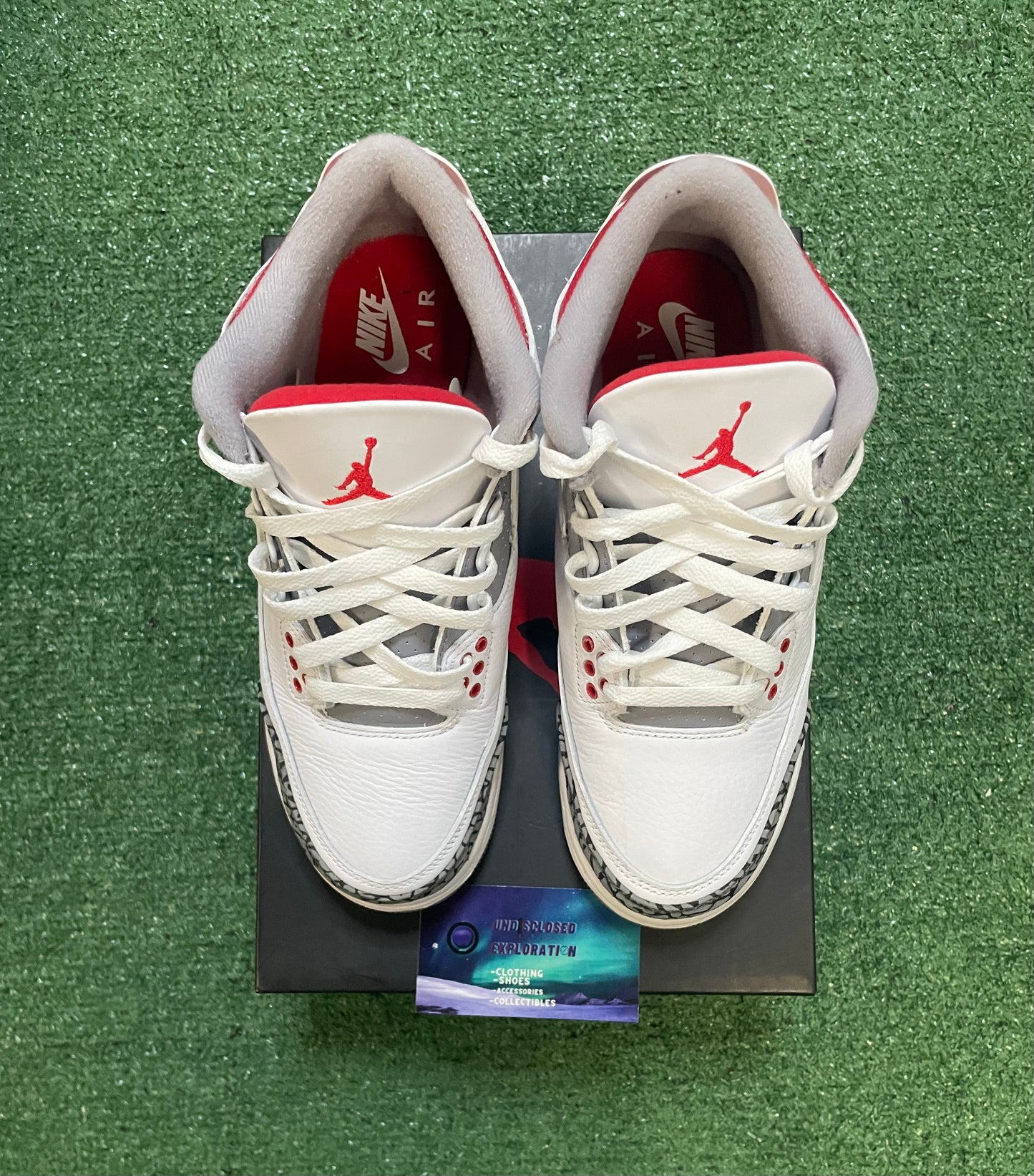 Air Jordan 3 fire red 2022 size 6.5youth/8women