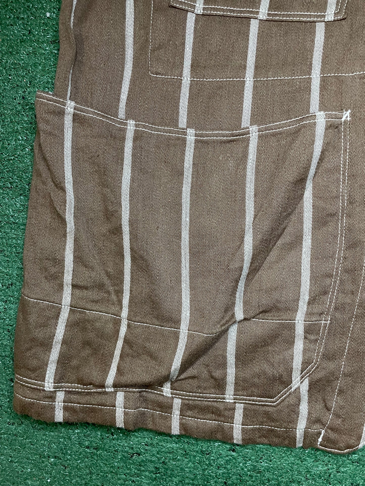 Kapital linen Phillies stripe coverall jacket