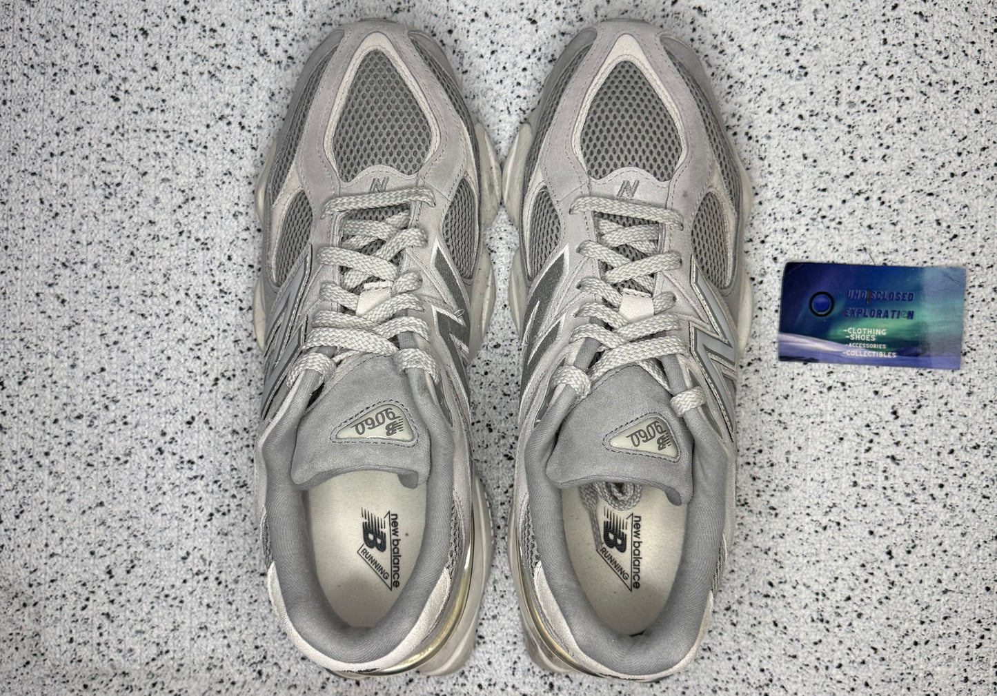 New Balance 9060 Slate Grey 10 Men/11.5 Women “Preowned”