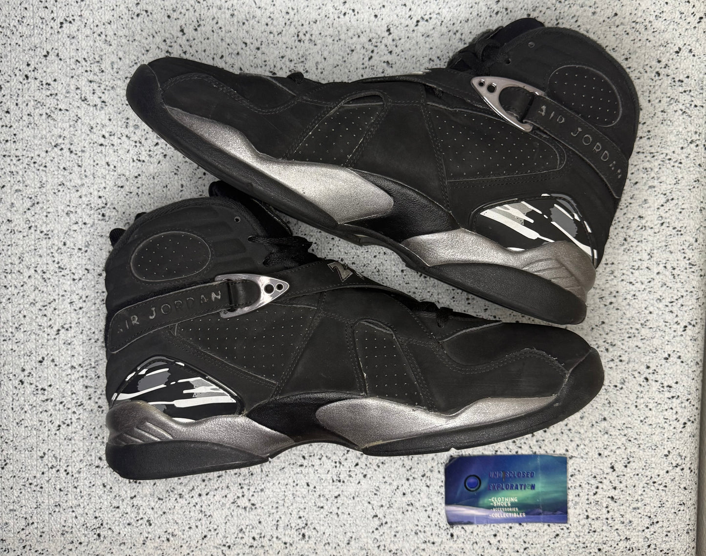 Jordan 8 Chrome 12 Men/13.5 Women “Preowned”