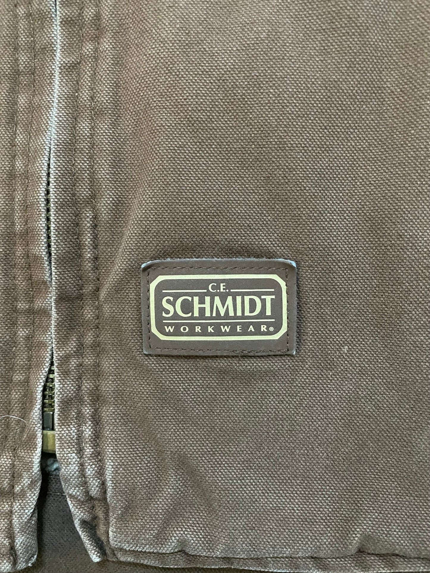 Vintage Schmidt workwear brown vest
