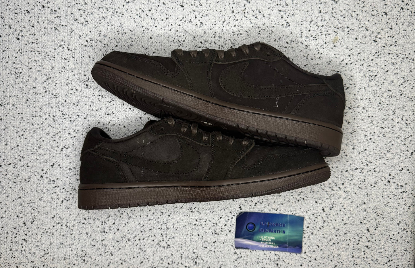 Jordan 1 Low Travis Scott Velvet 10 Men/11.5 Women “Preowned”