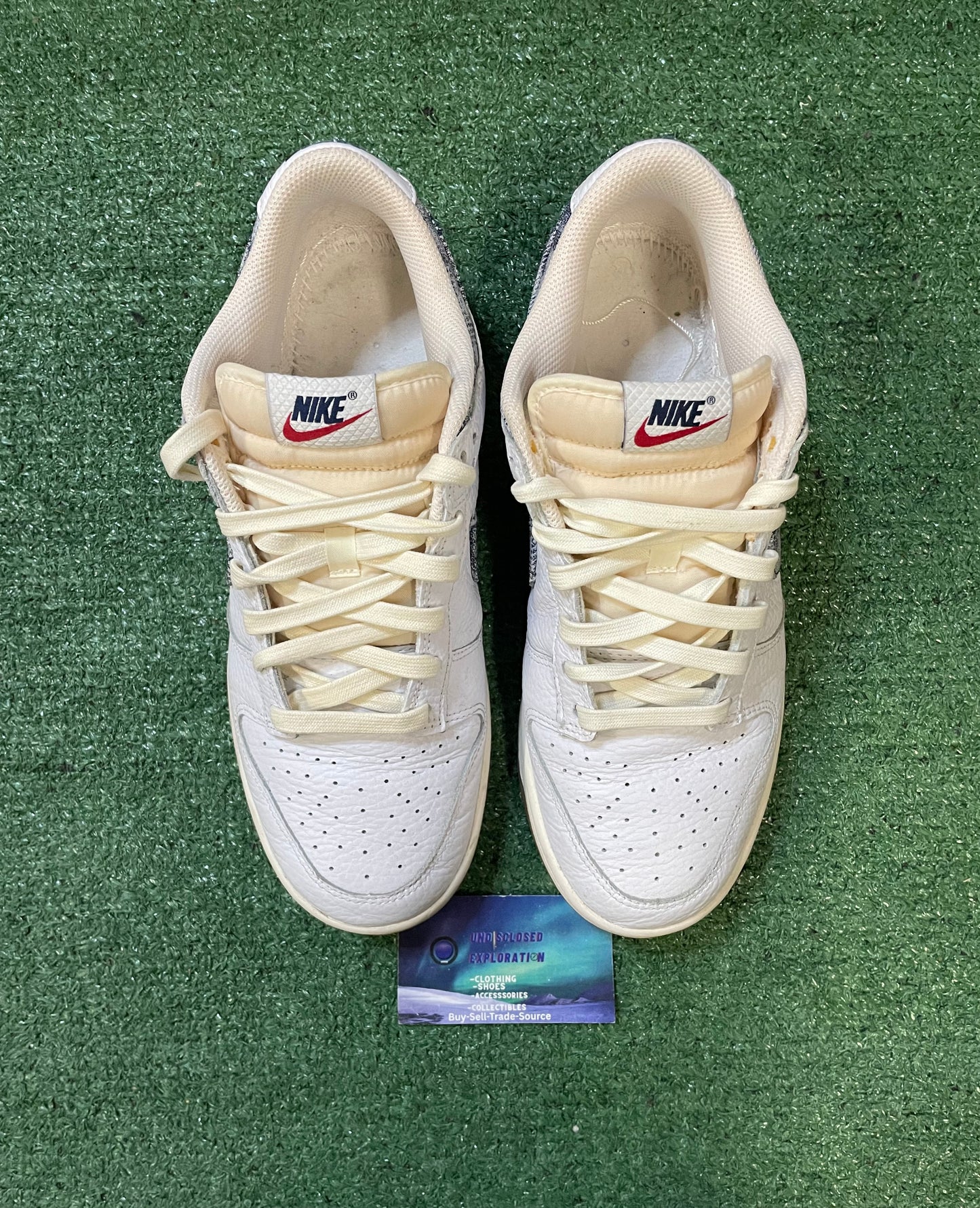 Nike Dunk low washed denim size 9.5men/11women