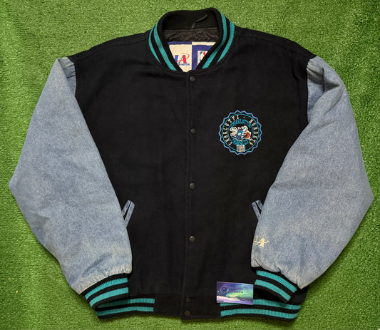 Vintage Charlotte Hornets Denim Jacket