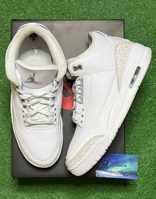 Jordan 3 Pure Money 9.5 Men/11 Women “Preowned”