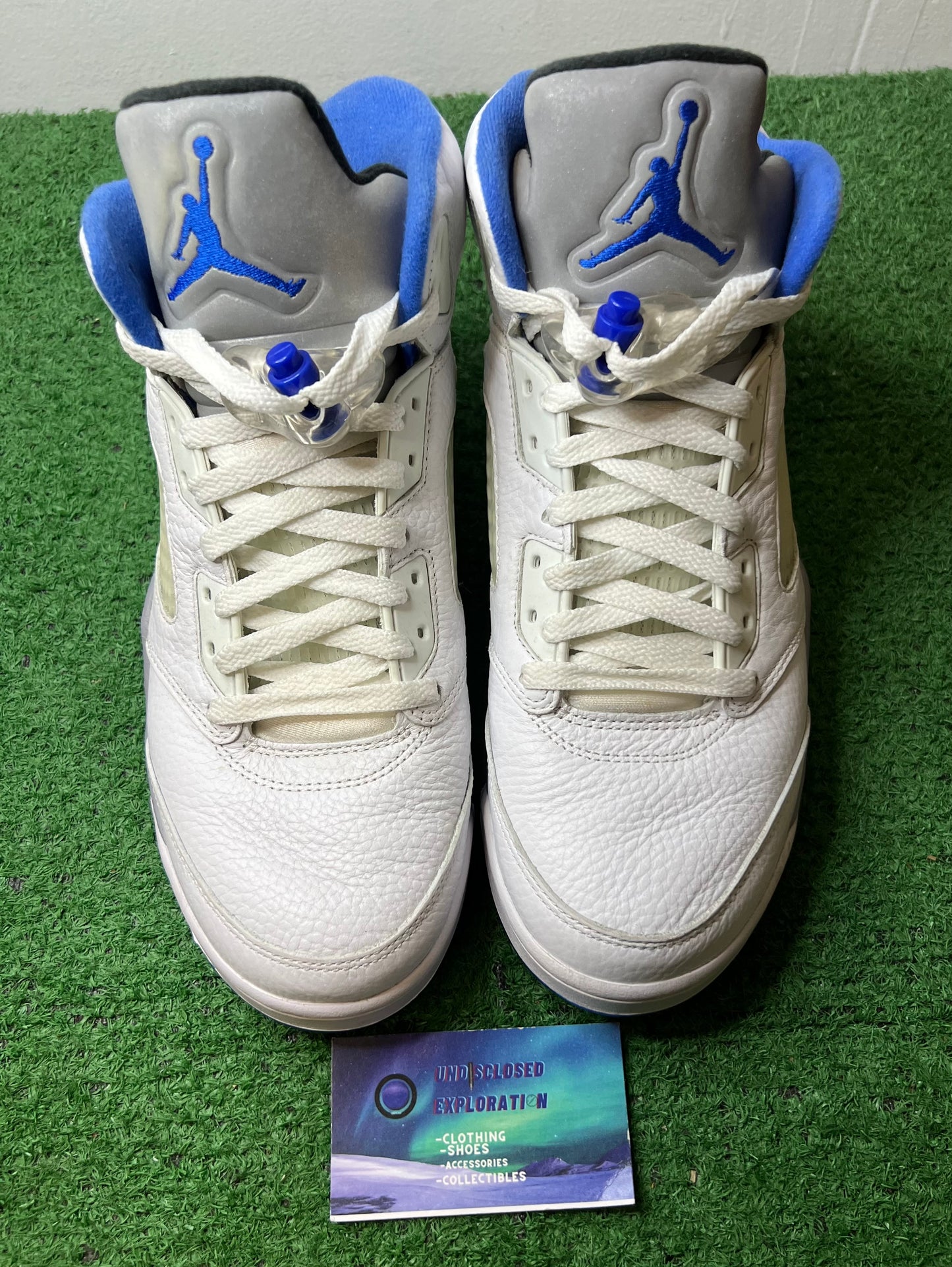 Jordan 5 stealth 2.0 size 9men/10.5women