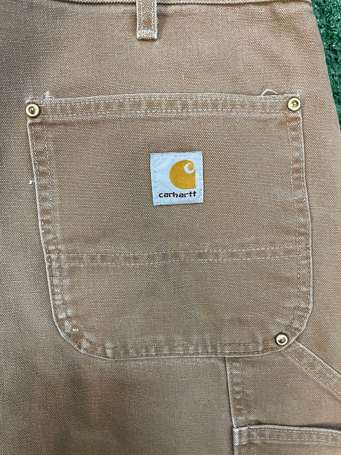 Vintage 1990s tan Carhartt double knees