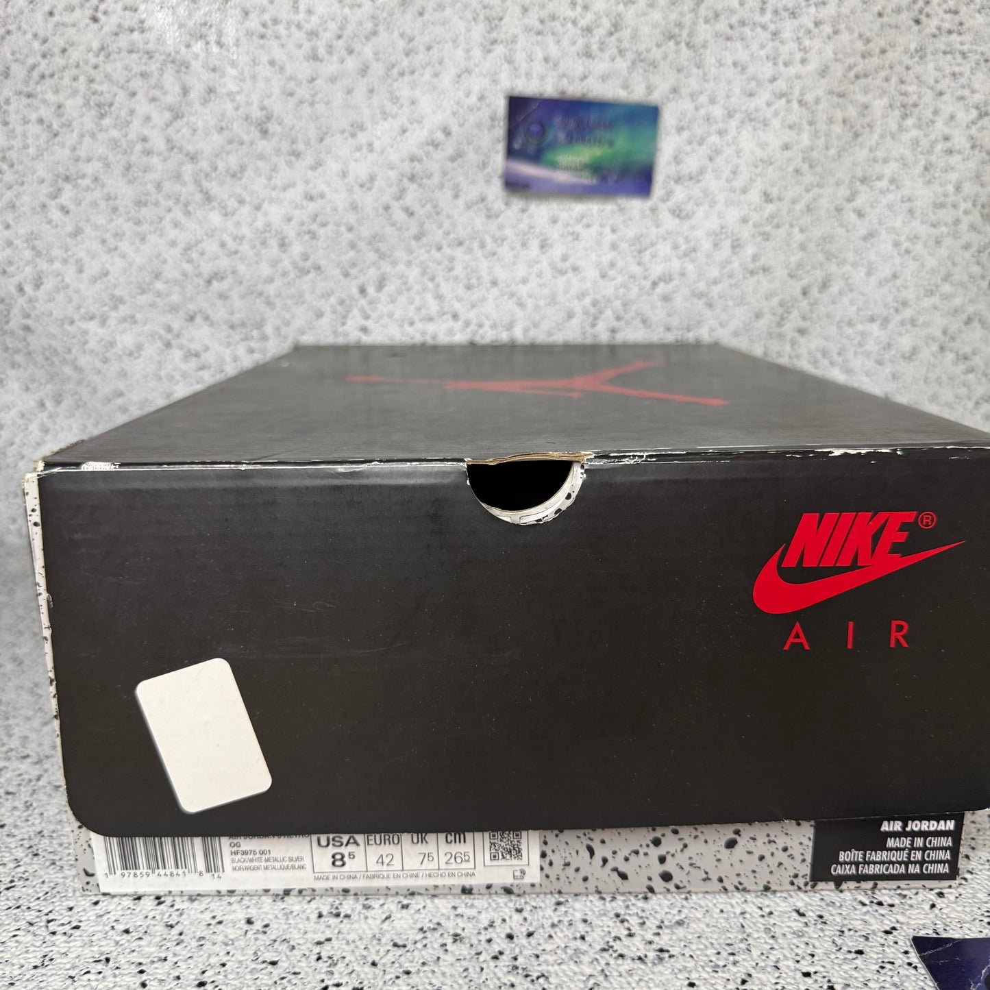 Jordan 5 Black Metallic Reimagined 8.5 Men “Preowned”