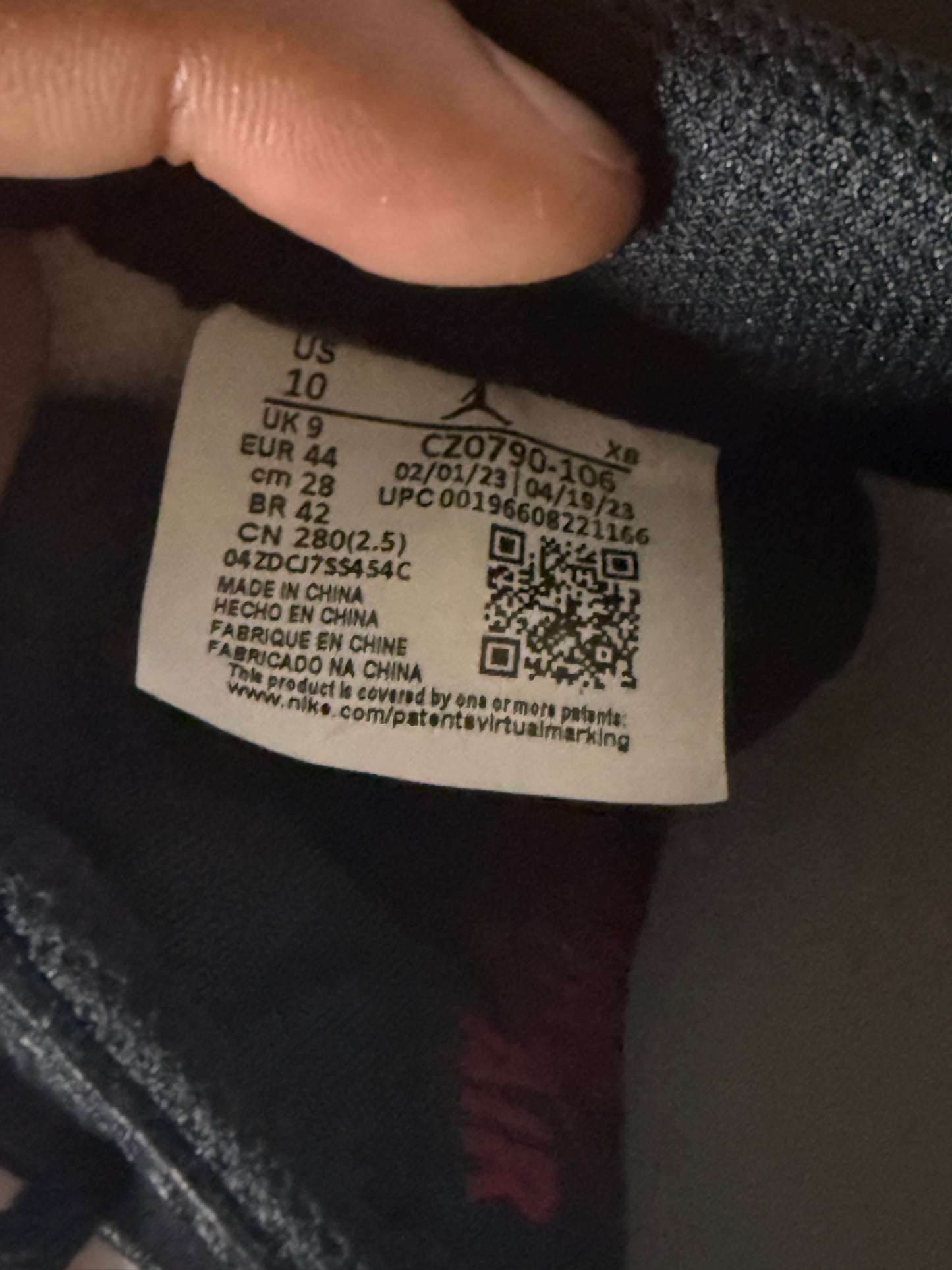 Jordan 1 Low Black Toe