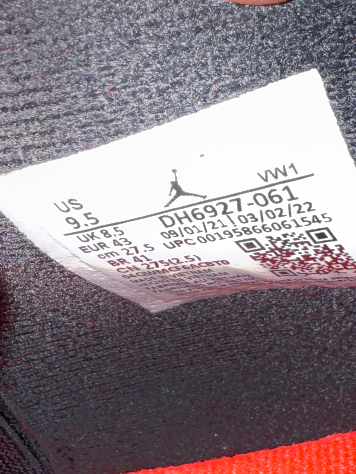 Jordan 4 Infrared