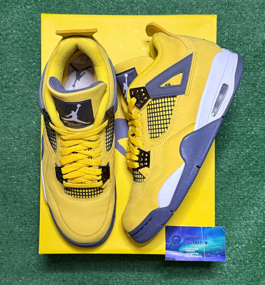 Jordan 4 Lightning 9.5 Men/11 Women “Preowned”