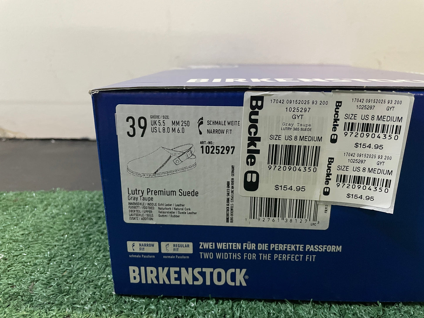 Birkenstock Lutry Premium grey suede