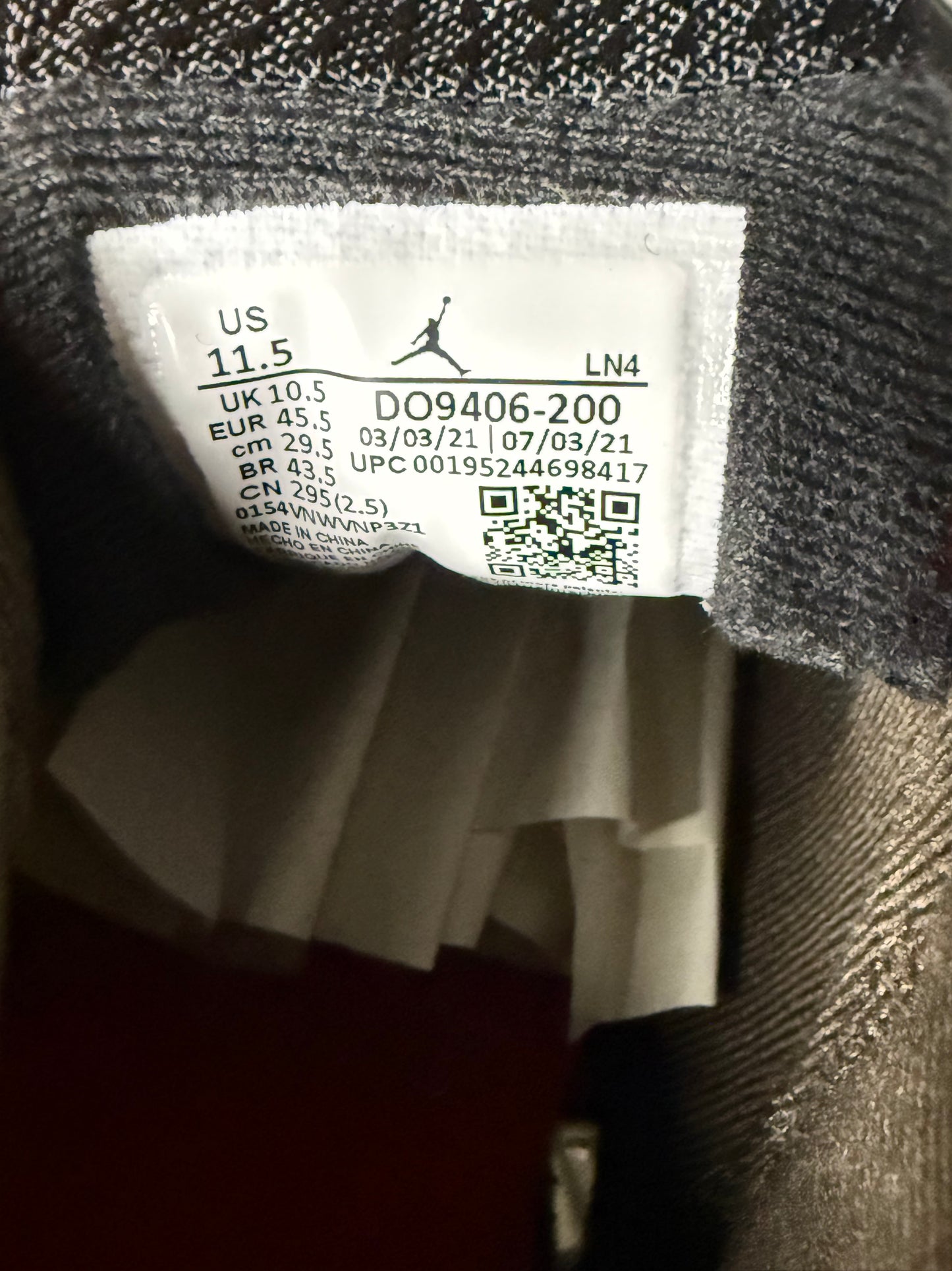 Jordan 14 Winterized 11.5 Men/13 Women “Preowned”