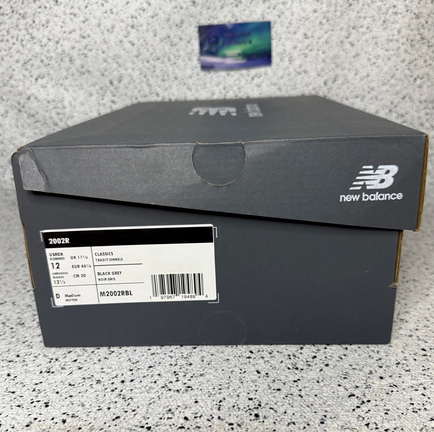 New Balance 2002r Black Grey