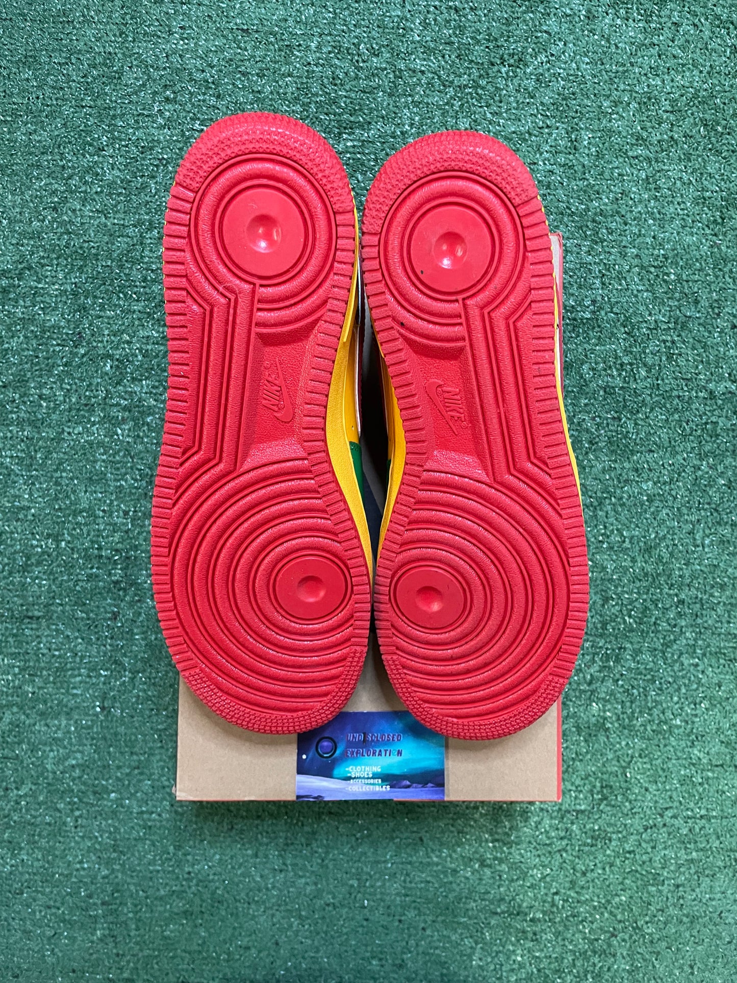 Nike Air Force 1 low X concrete boys lil yachty lucky green