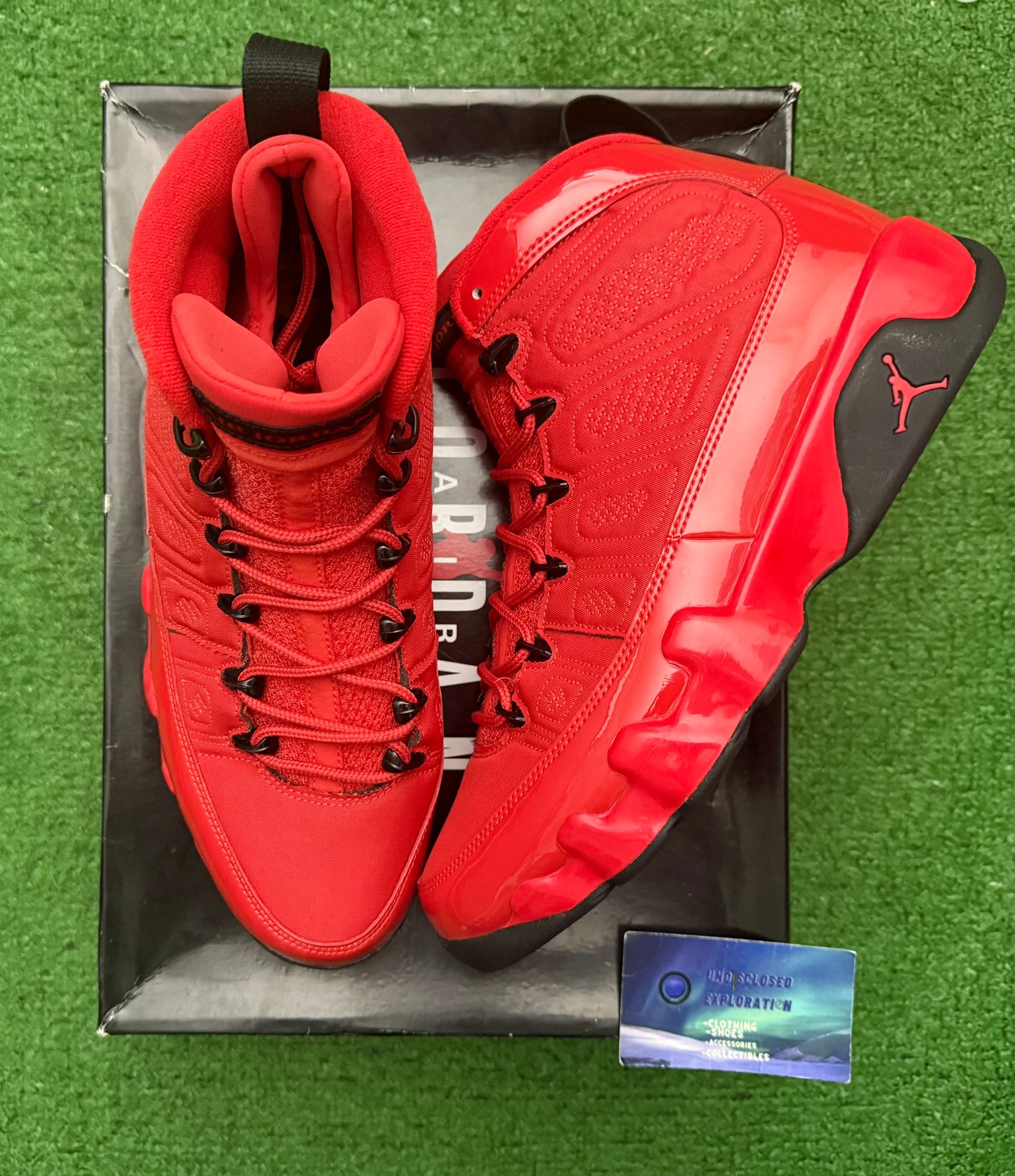 Jordan 9 Chile 11 Men/12.5 Women “Preowned”
