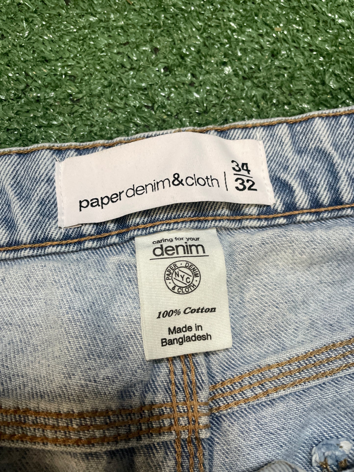 Paper denim & cloth light wash jeans