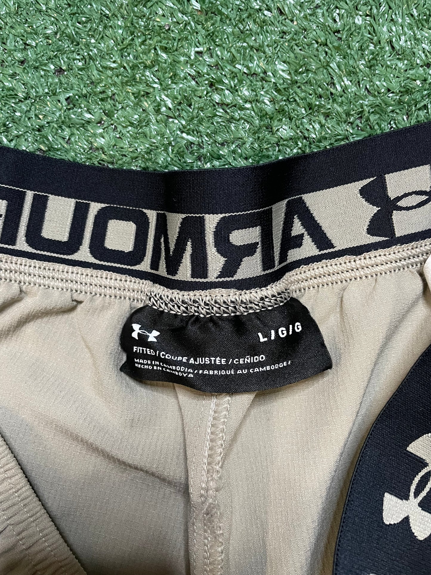 Under Armour tan shorts
