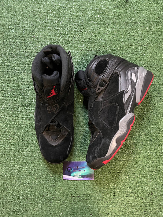 Air Jordan 8 bred size 10men/11.5women