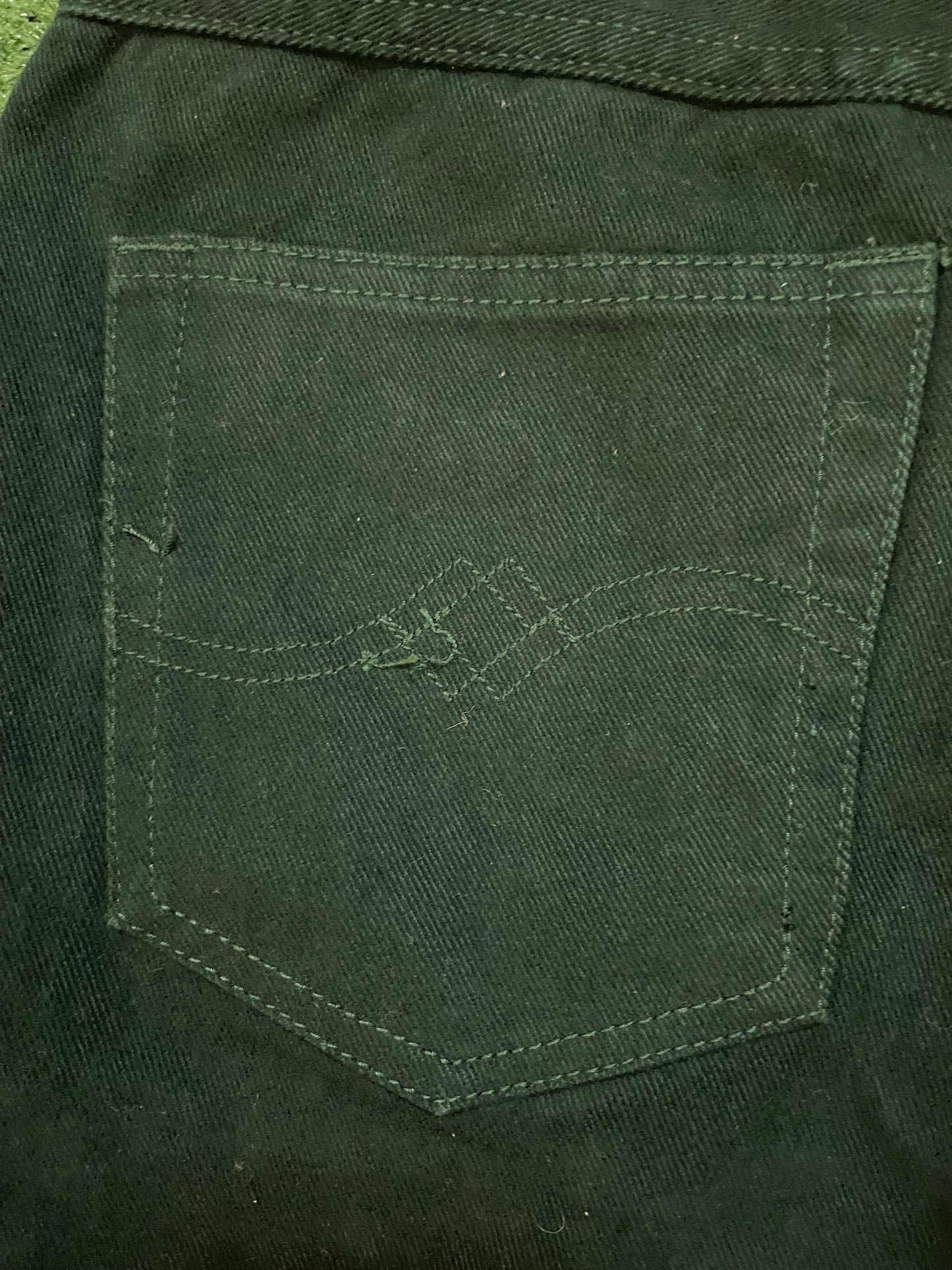 Vintage Attrak dark green jeans