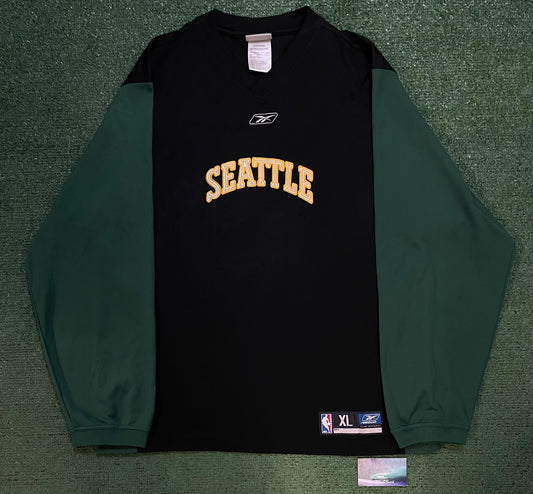 Vintage 2000s Seattle Sonics Reebok longsleeve