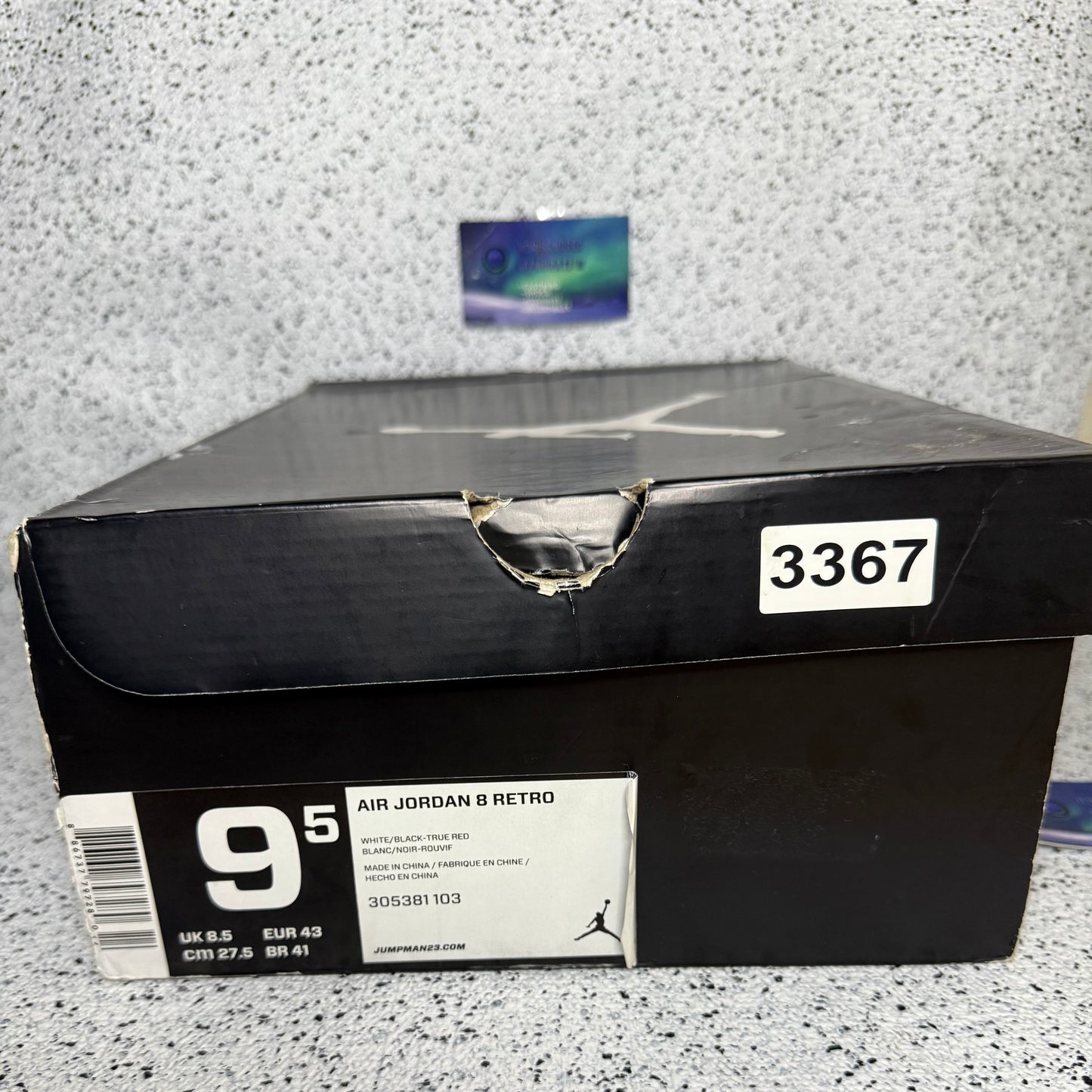 Jordan 8 Bugs Bunny 2013 9.5 Men/11 Women “Preowned”