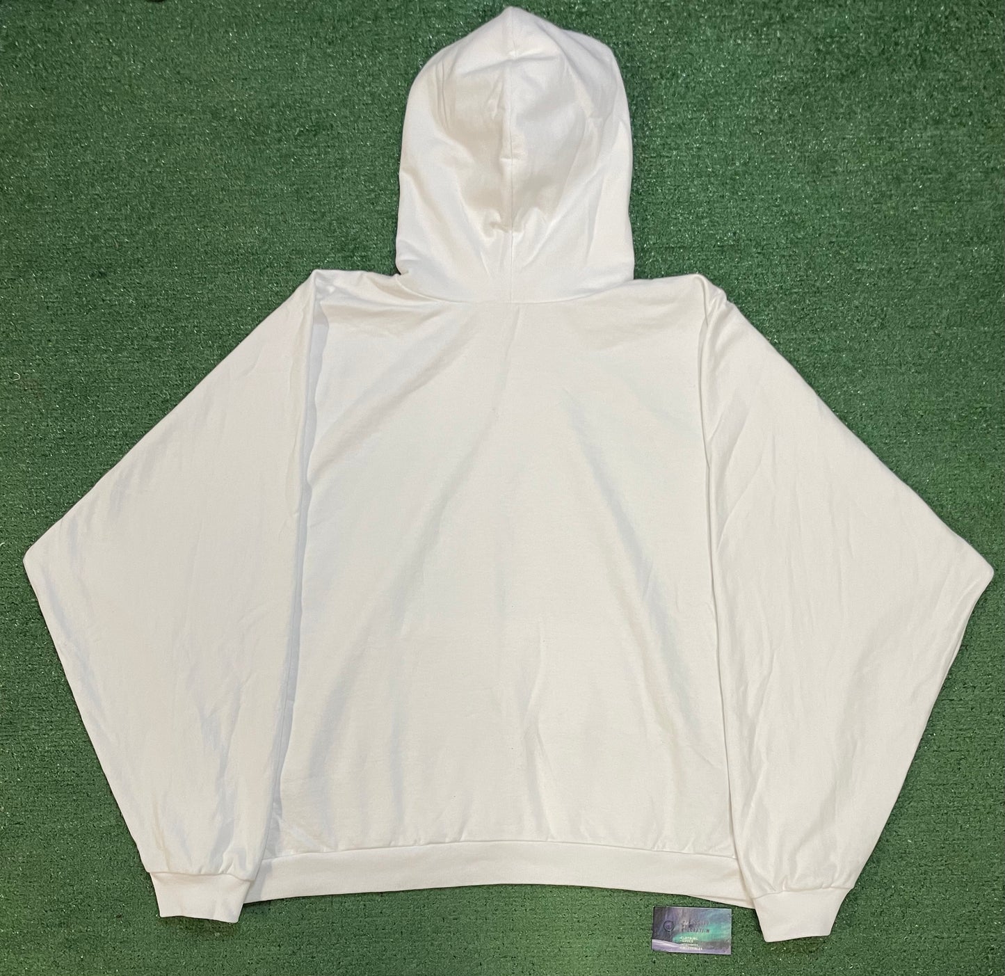Yeezy blank White hoodie