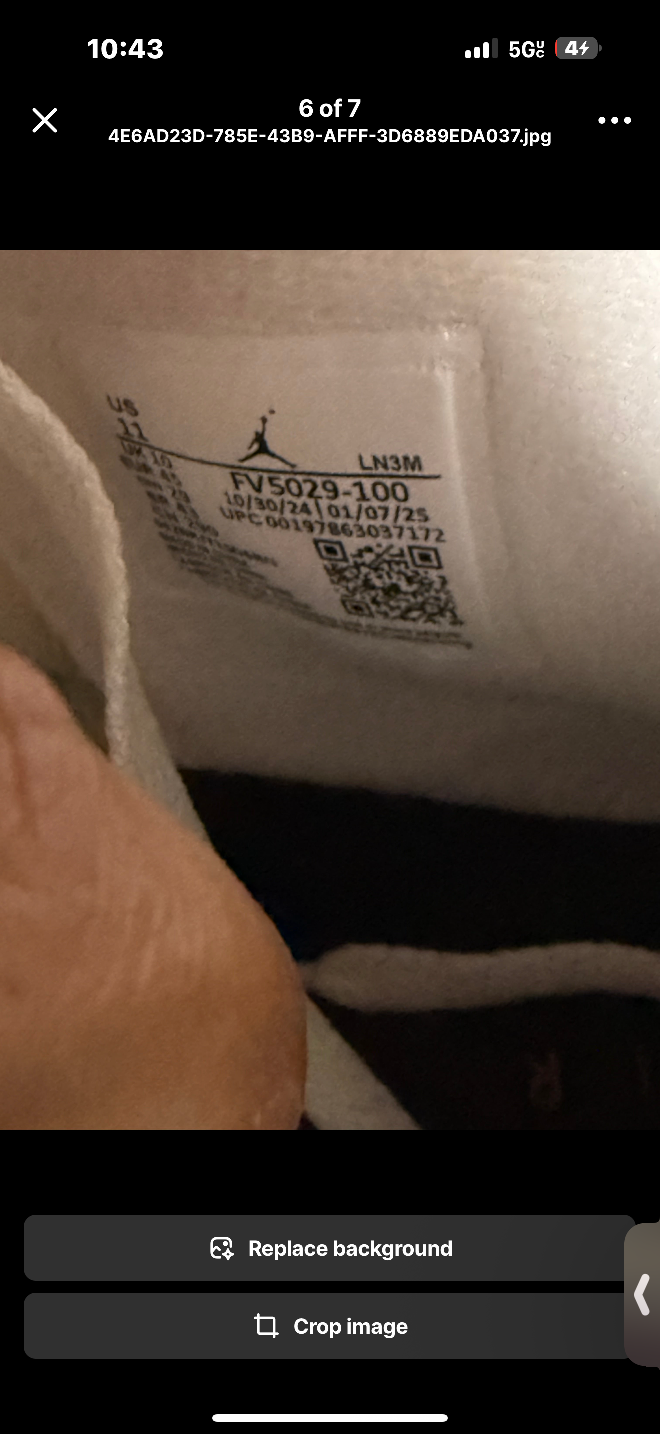 Jordan 4 White Cement 11 Men