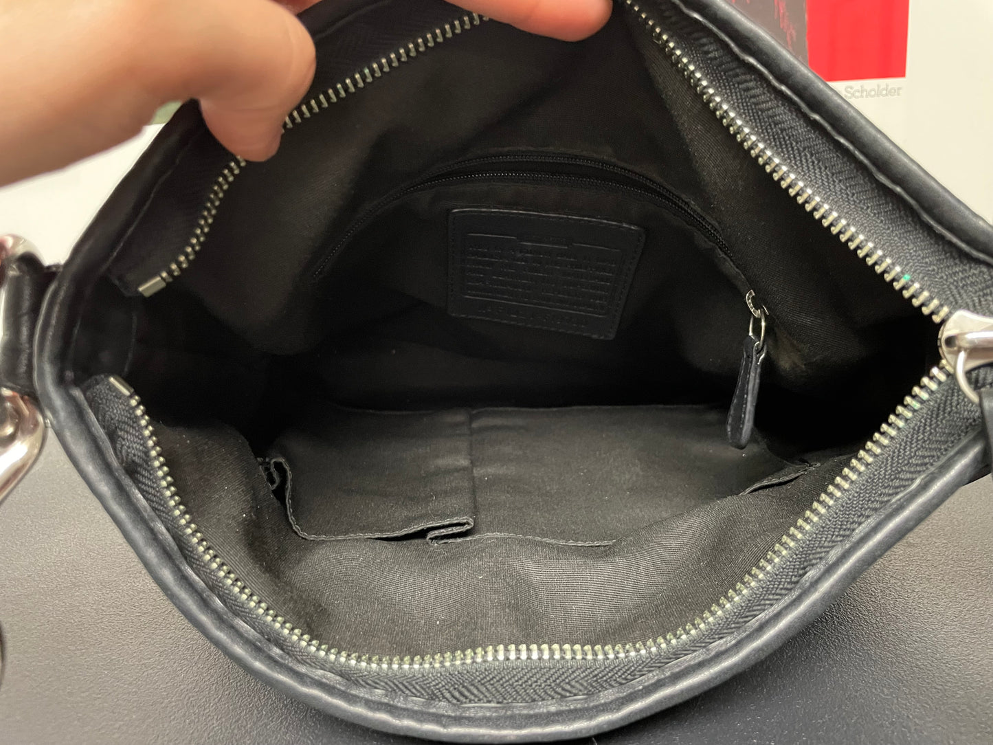 COACH Signature Optic Chain shoulder bag