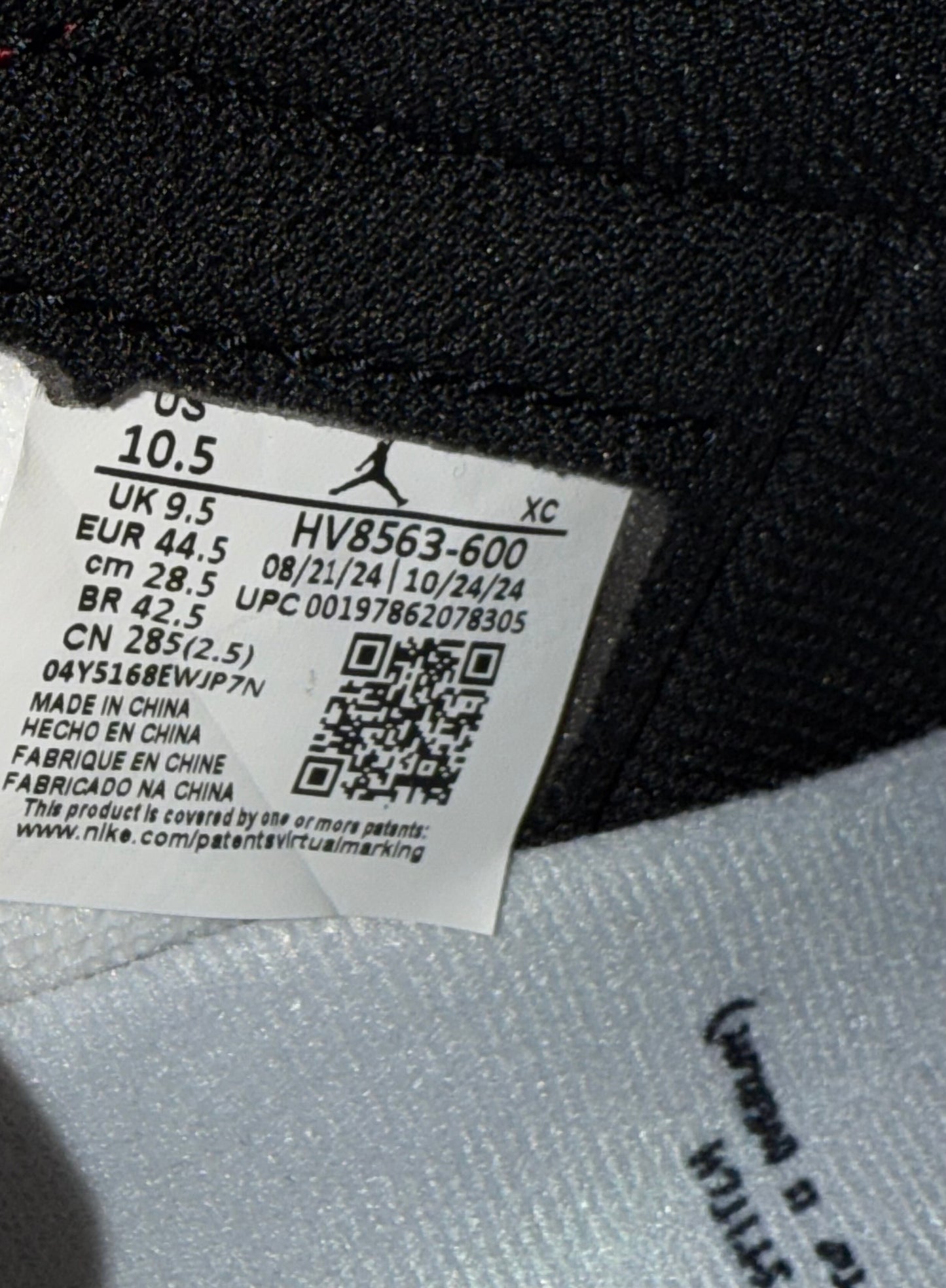 Jordan 1 High Union Chicago Shadow