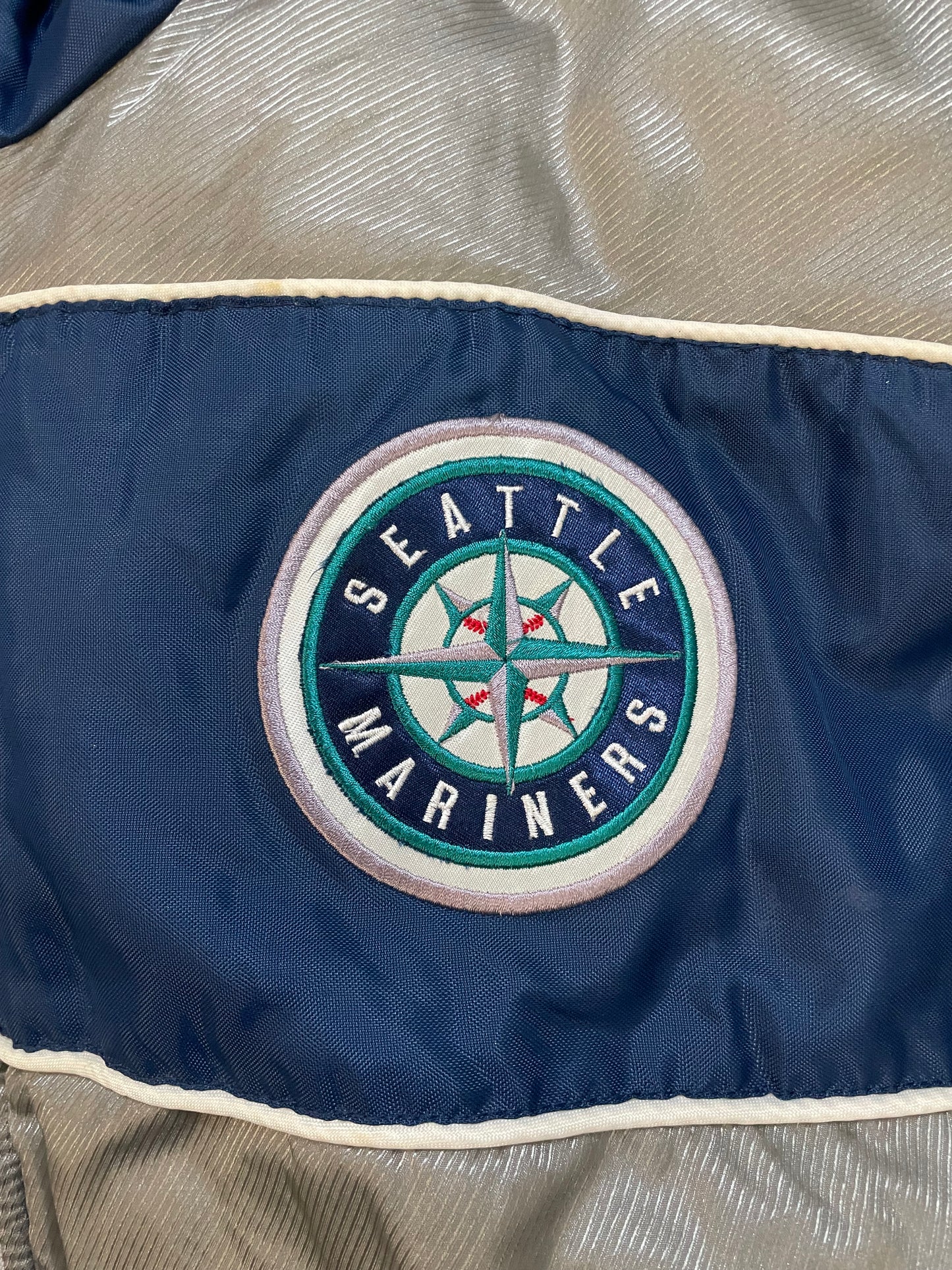Vintage 1990s Seattle Mariners pro player Reversible jacket