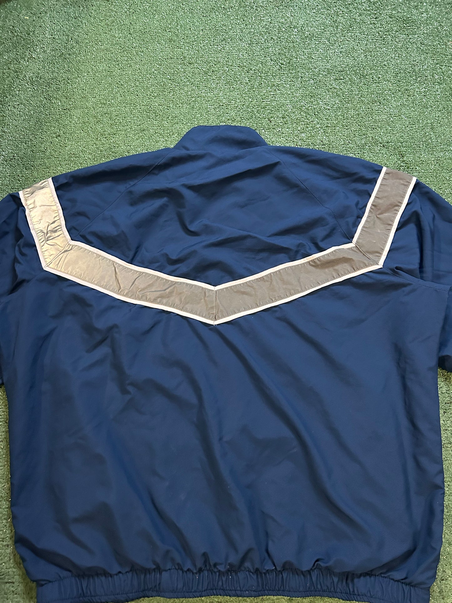 Vintage US Air Force windbreaker blue silver jacket