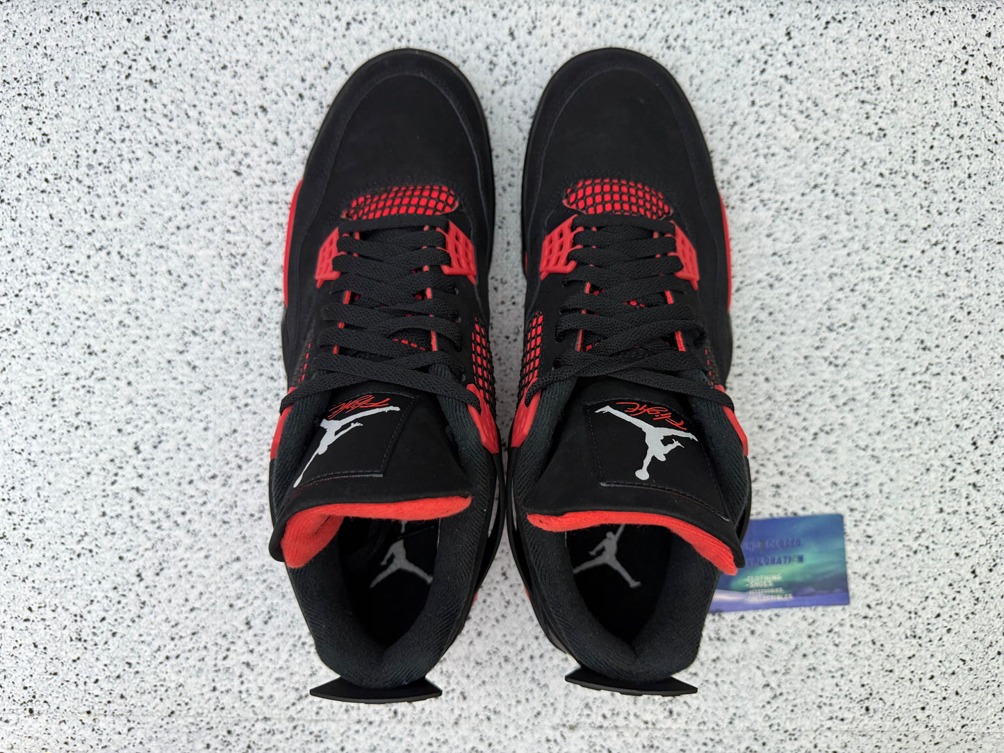 Jordan 4 Red Thunder 10.5 Men/11 Women “Preowned”