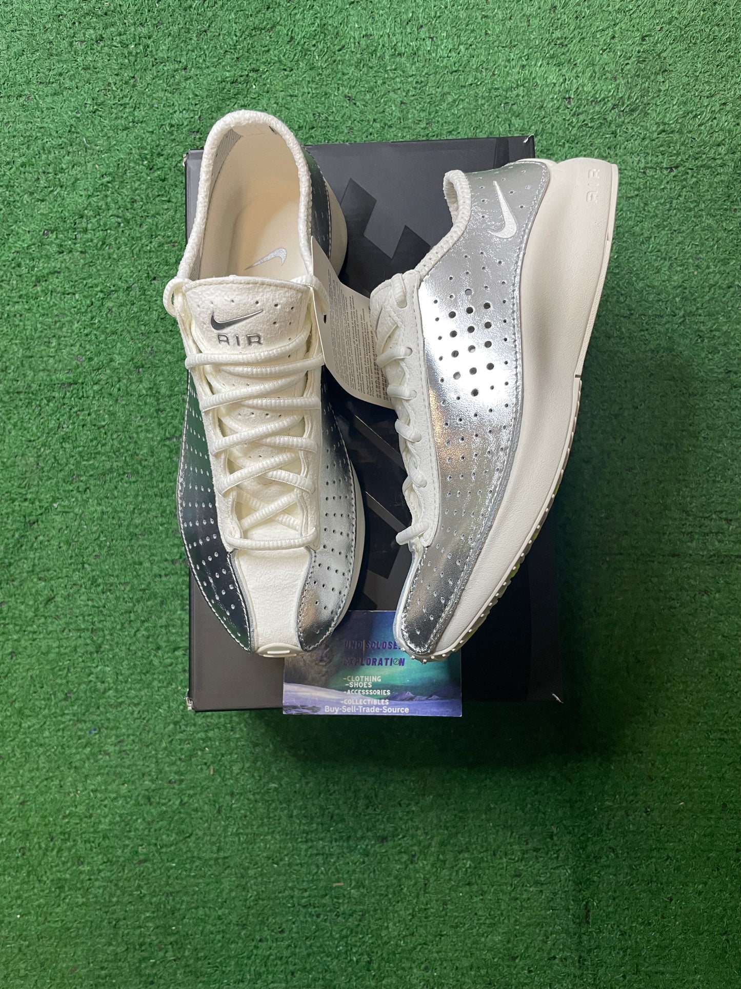 Nike Air Superfly silver pale ivory