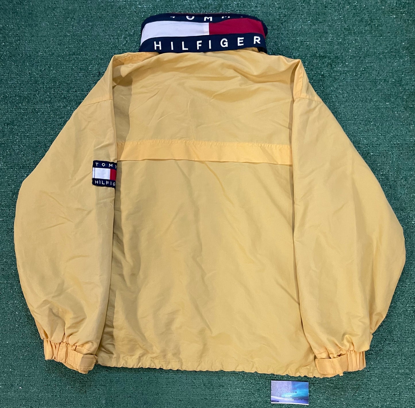 Vintage 1990s Tommy Hilfiger yellow jacket