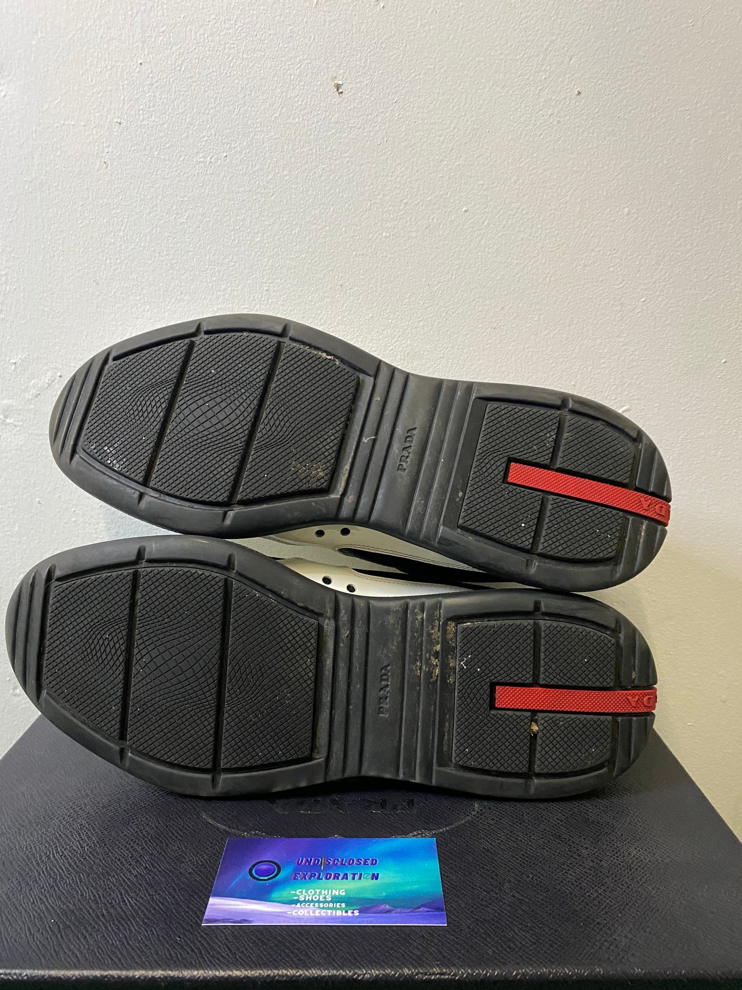Prada America Cup White red 11men/12.5women