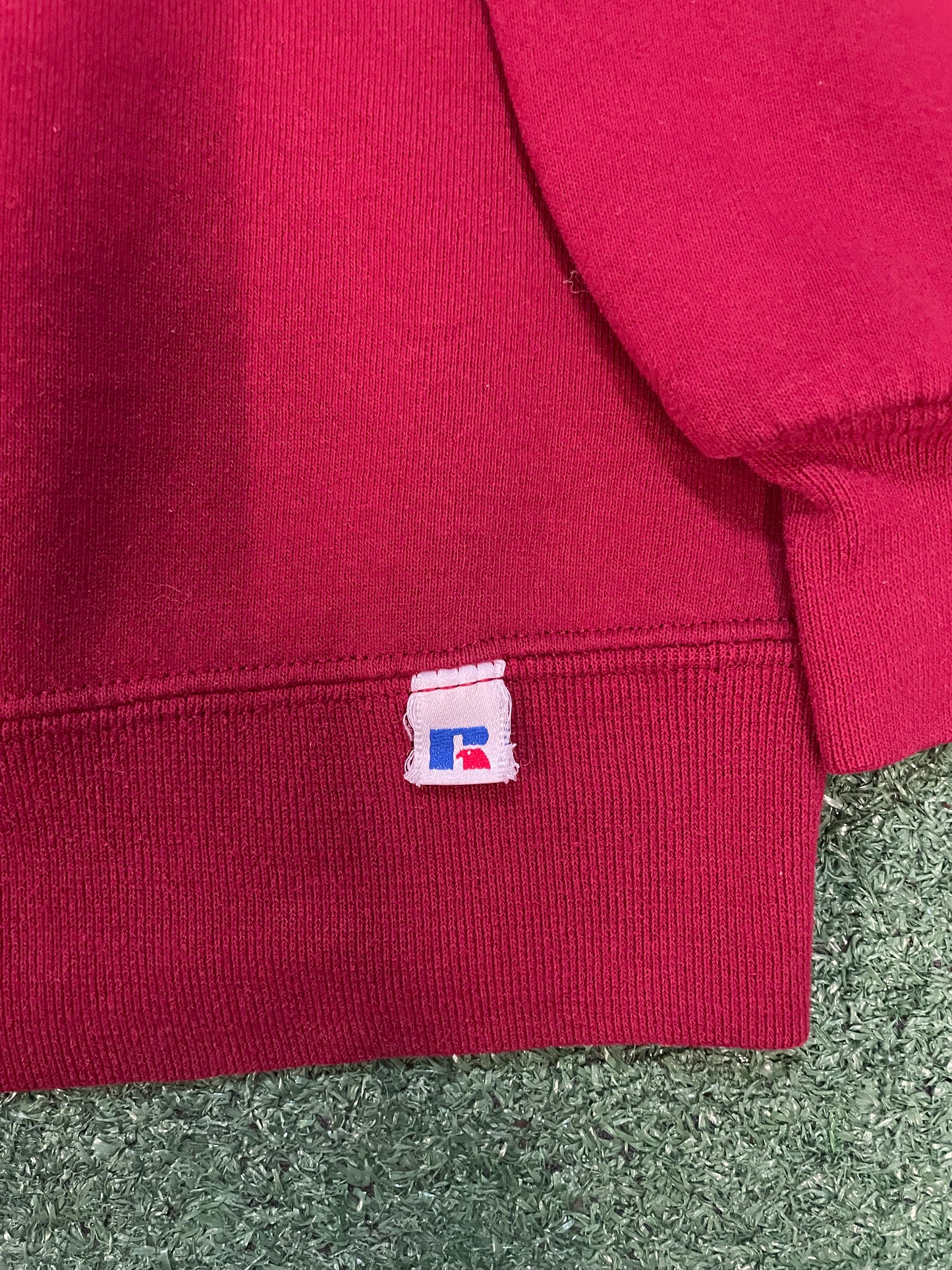 Vintage 1990s WSU Washington state university red and grey embroidered crewneck