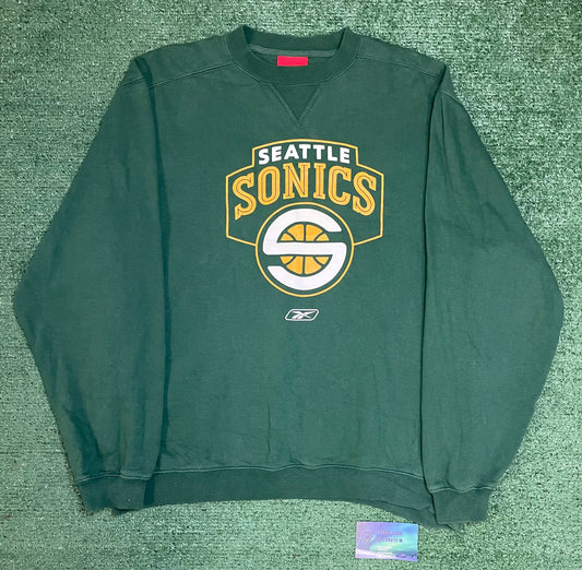 Vintage 2000s Seattle sonics crewneck